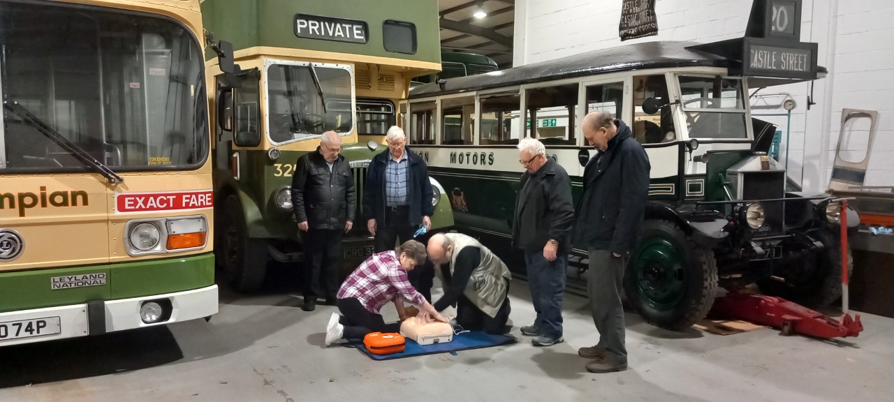 CPR and Defibrillator Training session in Aberdeen St John Scotland